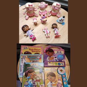 Doc McStuffins Bundle  Figurines & Books Disney Preschool Toy Lot